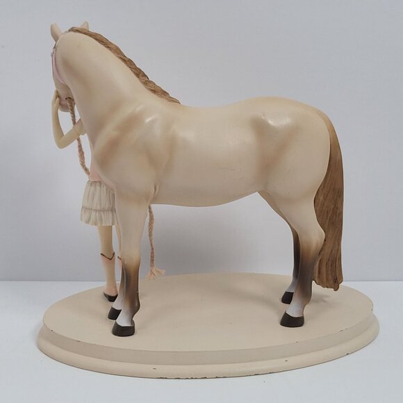 Horse Whispers Dreams Come True Figurine 4028502 Girl & Horse By Enesco 2012 - Picture 2 of 8